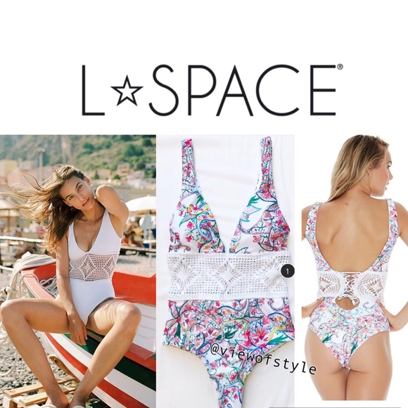 L*SPACE Samantha Paisley One Piece Swim - Picture 11 of 16